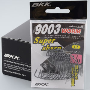 BKK Wide Belly Bend Hook 9003 Lure Soft Bait Sea Fresh Water Texas Rig Special with Barbed Fish Hook Fishing Gear Outdoor