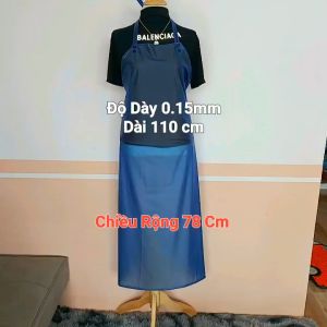 Tạp Dề Nhà Bếp PVC Dẻo Chống Thấm Nước Đa Năng 78cm