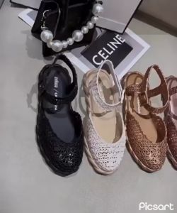 MELISSA CAMPANA PAPEL ESPADRILLE AD ( SIZE 35/36 - 40 ) Espadrille Pvc Untuk Suasana Santai Melissa Campana Dengan Bentuk Bulat Sepatu Musim Semi Ukuran Eu 35-40 - Lazada