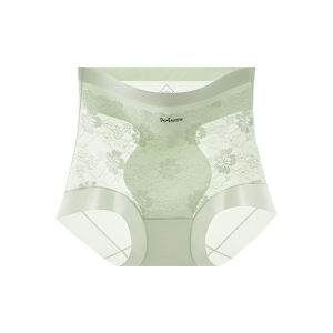 MiiOW | High Waist Shapewear Underwear Womens Cheongsam Special Seamless Anti-Light Control Belly Triangle Shorts Breathable Summer