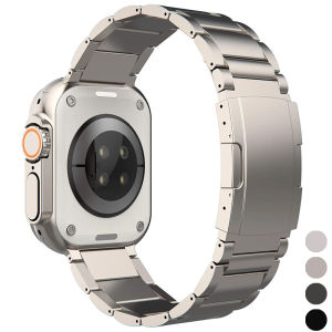 Dây đeo Titan cho vòng đeo đồng hồ Apple Ultra 2 49mm 44mm 45mm 42mm 41mm 40mm Vòng đeo tay kim loại cho iWatch sê-ri Ultra 9 8 7 6 5 4 SE