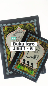 Buku IQRO Cara Belajar Membaca Quran Untuk Anak Jilid 1 - 6 Kecil / Besar