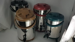 Thermos Bucket Stainless Steel Tea Bucket Water Jug 6L 8L - Paez Official
