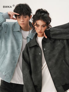 BWKA | American Street Style Washed Workwear Jacket Spring Loose