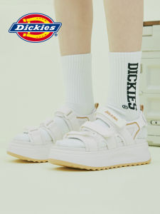 Dickies Womens Summer 2025 Casual Slip-On Sandals Breathable Soft Bottom Outdoor Wear Sports Leisure Student Flats Roman Style