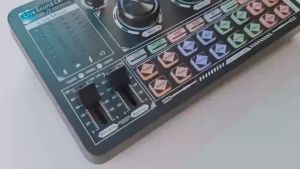 Bonkyo F999 + M999 + lampu isi Peralatan audio set lengkap mikrofon kartu suara TIKTOK bernyanyi mixer ponsel khusus perekaman lagu K profesional