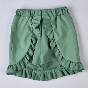 Váy Ngắn Cho Bé Gái Mùa Hè Cổ Điển Màu Trơn Ngọt Ngào Có Chi Tiết Ren Quần Short Co Giãn Thoải Mái Cho Bé Gái Từ 7-14 Tuổi