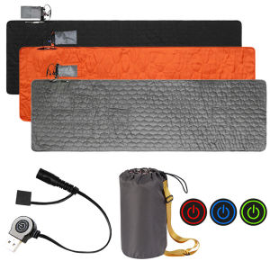 USB Heating Sleeping Mat 5 Heating Zones Camping Heated Sleeping Mattress Heated Sleeping Bag Pad Camping Accessories