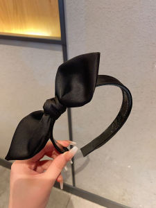 Elegant Fancy Bows Headband Female Wide Brim Hair Pressing Headband Internet Celebrity 2024 New Arrival Temperament Clip Hair Clip Headdress