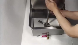 เครื่องกรองน้ำมัน กรองน้ำมันทอด Deep Fryer Oil Filter Machine เครื่อง4ล้อ อัตราการไหลของน้ำมัน 30 ลิตร/นาที