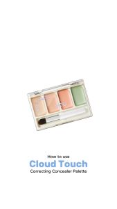 YOU cloud touch Correcting Concealer Palette Blemishes Corrector Lightweight Flawless Natural (4.8g)