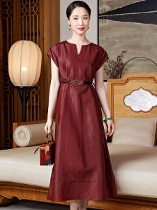 Xiyuefeng High-End Classic Chinese Style Cheongsam Original Improved Fashionable Evening Dress Summer Silk Long Dress