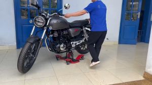 Ben nâng xe MB105S bàn nâng di chuyển xe Chính hãng MBIKER dùng cho các dòng xe dưới 250kg
