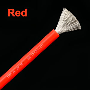 5/10m Soft Silicone Cable Car Battery Automotive Wiring 30 28 26 24 22 20 18 16 14 12 10 8 6AWG Heat-resistant Electrical Wire