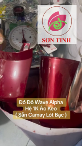 Sơn xe máy HYPER màu đỏ đô Honda wave alfa 2003 1K (Code: H-29)