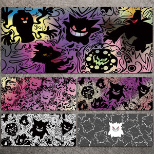 Large Size Gaming Mousepad Creative Office Computer Keyboard Desk Mat Anime Pokemon Twice Yuan Bishi Non-Slip Rubber Pad