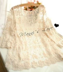 Womens Lace Sun Protection Shirt Spring Summer New Style Thin Air Conditioner Shirt Loose Shoulder Length Outerwear