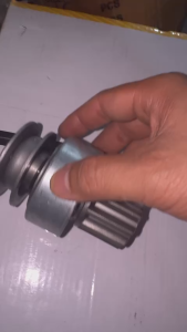 Bánh răng đề QDJ254 3 tai 24v 11 răng 12 then cao 93 răng dài dùng cho xe cửu long đông phong hoa mai 45-6 tấn