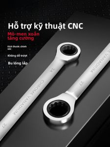 Bộ Vặn Nhanh Hai Đầu Hai Chiều Vặn Tua Vít Bằng Thép CrV Hợp Kim Công Cụ Sửa Chữa Ô Tô Vặn Chìa Vít Hình Sao Bốn Mặt