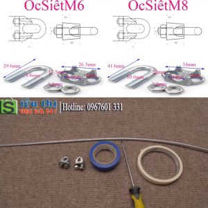 Ốc Siết Cáp M6M8