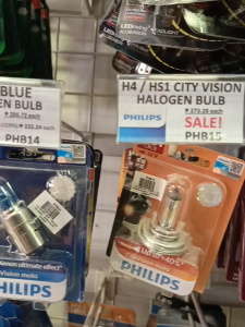 Philips (H4/HS1) LED AC/DC Motorcycle Headlight up to 6000K White Light