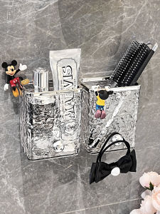 Giá Để Bàn Trang Điểm Gắn Tường Nhà Tắm Giá Để Chổi Trang Điểm Không Cần Đục Lỗ Hộp Đựng Chổi Trang Điểm Giá Để Bàn Chải Đánh Răng