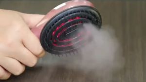 ไอออนไฟฟ้าไฟแสงสีแดงหวีนวดและน้ำมันหอมระเหยเจริญเติบโตของเส้นผมการดูแลหนังศีรษะแปรงหวีผมป้องกันไฟฟ้าสถิตย์