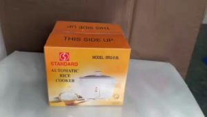 Standard SRG 0.6L Rice Cooker with Glass Lid | 2-3 Persons | Non-Stick Inner Pot | Auto Keep Warm | 1 Year Warranty