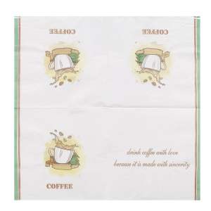 Party Napkin / Serviette (Paper) - Coffee Cup [NSP051]