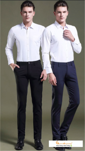 Quần tây nam dáng ôm nhẹ Trustmen GLQ137 vải cotton mềm thoáng và co giãn