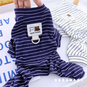 Striped Small Dog Clothes Summer
