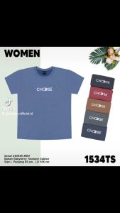 LEMONE Babyterry Spandek L 1534TS Jumbo oversize Kaos Lengan Pendek santai minimalis polos twotone sablon warna cantik bahan premium super halus lembut tebal melar bagus adem berkualitas baju branded