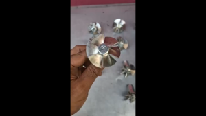 kipas (plat besi tebal) pengaduk pasir (glass beads) pompa celup vapor Sandblasting