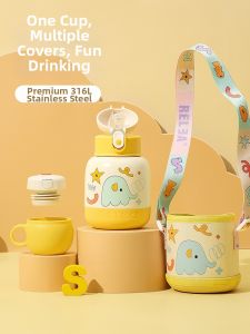 RELEA | Thermal Sippy Bottle for School Use 316L Stainless Steel