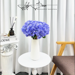 [TẶNG BÌNH] 10 Cành TẶNG Bình - Tú Cầu Nhỏ 1 Bông dài 50cm Hoa Giả Để Bàn Decor Phòng Khách Hoa Lụa LyLy Decor