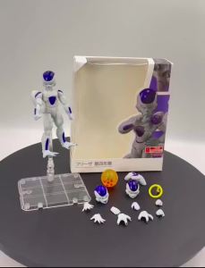 Bandai | Bandai SHFiguarts Frieza Dạng Thứ Tư Dragon Ball Anime Hành Động Hình 11Cm PVC Để Bàn Trang Trí Cho Người Thu Thập & Người Hâm Mộ