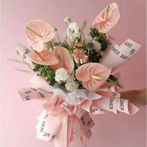 (20 LEMBAR) Kertas Buket Bunga Flowers Shop Flower Wrapping Paper Cellophane KB6123