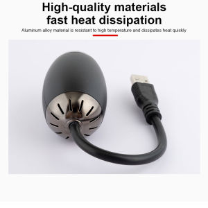 PUGTOP USB Atmosphere Projection Light Ultra Wide angle 120° Sleep Atmosphere Light for Car/Indoor/Tent Dual-Use