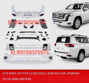 Toyota land cruiser LC300 2022 2023 2024 2025 Low spec convert ZX front rear bumper bodykit body kit fender arch flare FJ300 FJ LC 300 cover modellista skirt lip spoiler