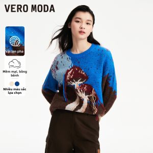 Vero Moda | Áo Sweater Dễ Thương Mẫu Nghệ Thuật Phong Cách Casaul Suông Mùa Thu Đông