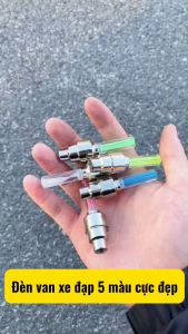 Đèn gắn van xe đạp nhiều màu cực độc đáo phát sáng khi chuyển động