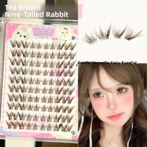 znk | Natural Segmented Cartoon Eyelashes Brown