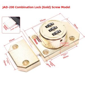 Drill-Free Double Sliding Door Password Lock