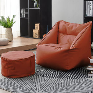 YAYIS | Soft Leather Bean Bag Sofa Chair for Single Use