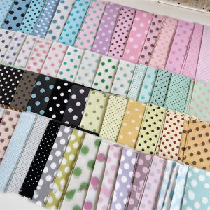 128PC Mix Korean Style Polka Dot Paper Korean Style Hand Account Collage Decorative Material Paper Note Inner Page Paper Gift