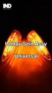 Lampu Sein Assy Baut Clip Model Kuning Vixion New NVA NVL Sen Riting Ritting Reting Retting Sign Samping Depan Belakang Motor Universal