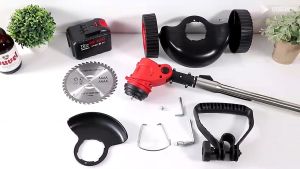 เครื่องตัดหญ้า เล็มหญ้า ตัดหญ้า กิ่งไม้ เครื่องตัดหญ้าไฟฟ้าไร้สาย เครื่องตัดหญ้าลิเธียมแบตเตอรี่ ฟรีอุปกรณ์เสริม 18ชิ้น เซิร์ฟเวอร์ Makita