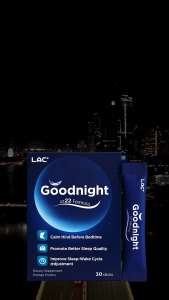 LAC Goodnight zzZZ Formula Powder Orange 3g x 30 sticks Sleep-Wake Cycle Adjustment Quality Sleep