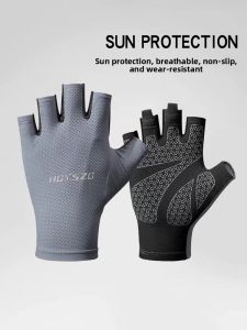 JIFANPAUL | Half-Finger Summer Cycling Gloves for Men and Women with Silicone Shock Absorption and Breathability