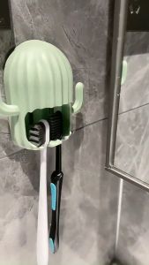 ที่ใส่แปรงสีฟัน ชั้นวางของในห้องน้ำทรงน้องบอง ยิหา ที่วางแปรงสีฟันติดผนัง